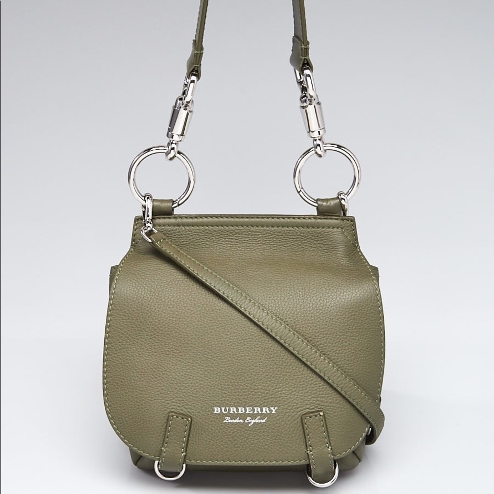 Burberry: The Bridle Leather Saddle Bag